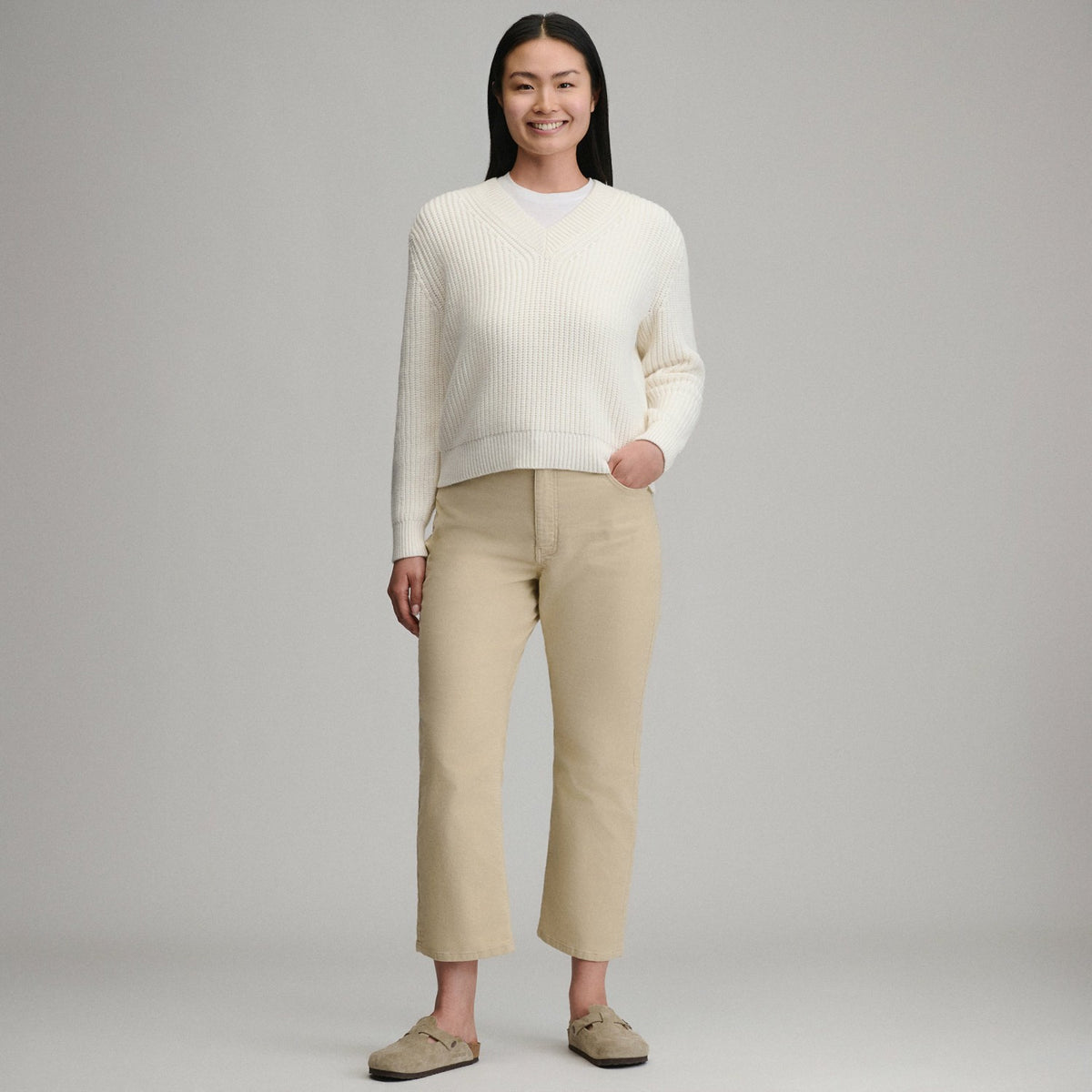 Eddie Bauer Women's Everloft V-Neck Sweater