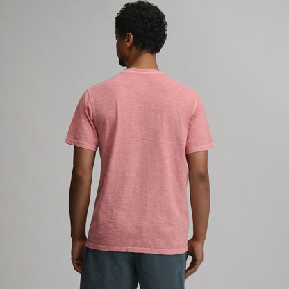 Eddie Bauer Men's SS Sunwashed Cotton Henley
