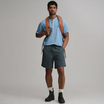 Eddie Bauer Men's SS Sunwashed Cotton Henley