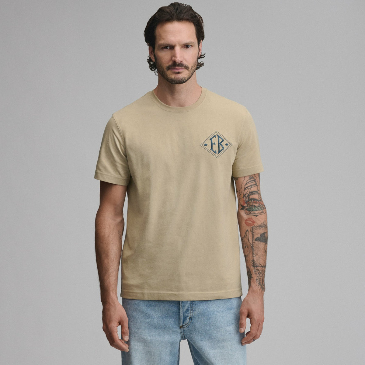 Eddie Bauer Men's EB Goose Embroidered T-Shirt