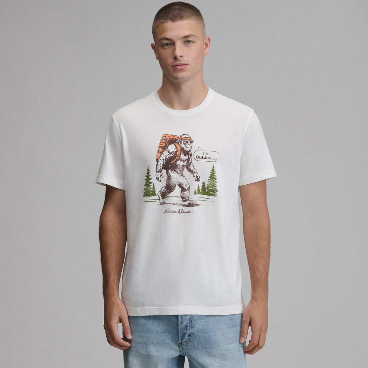Eddie Bauer Men's EB Outdoorsy Squatch T-Shirt