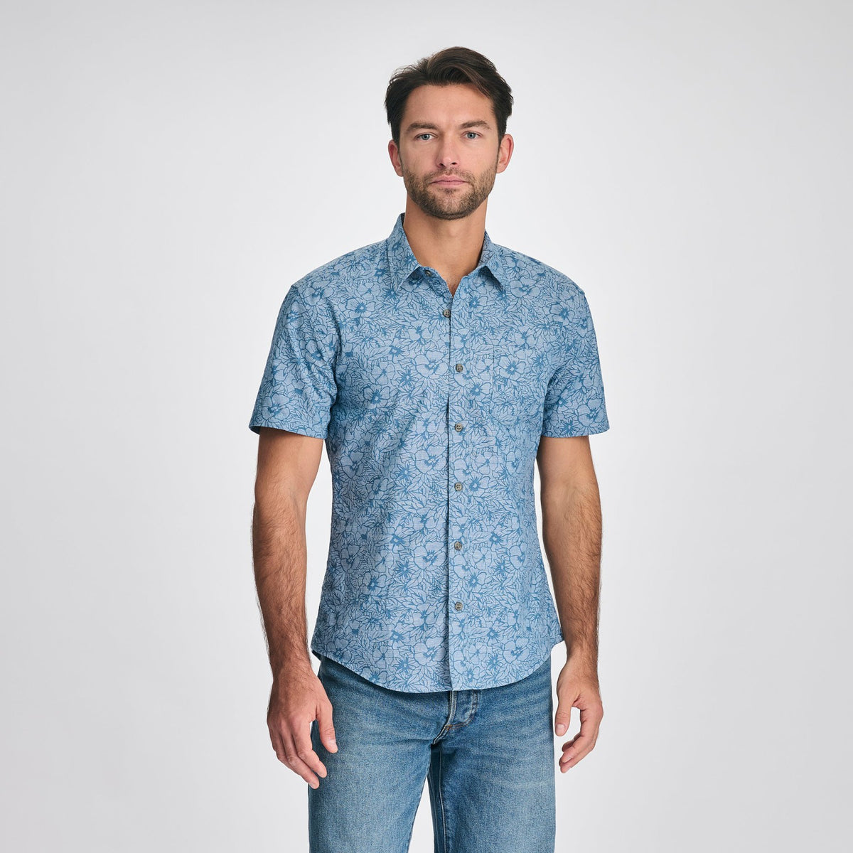 Chambray Blue,S,Regular