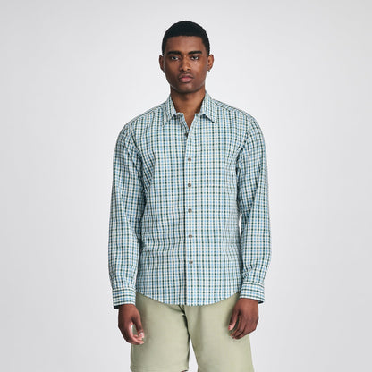 Eddie Bauer Men's LS Pack It Seersucker 3.0