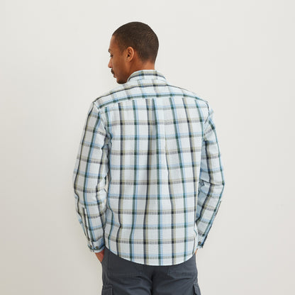 Eddie Bauer Men's LS Pack It Seersucker 3.0