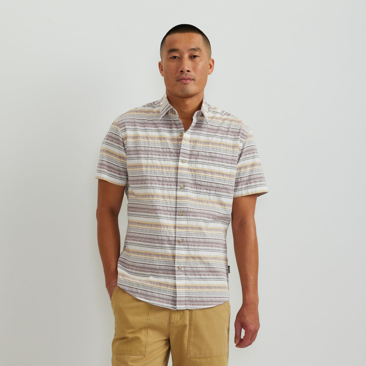 Eddie Bauer Men's SS Camano Dobby Shirt