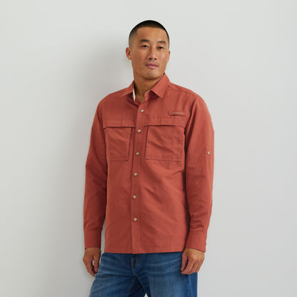 Eddie Bauer Men's LS Rainier Ripstop Shirt
