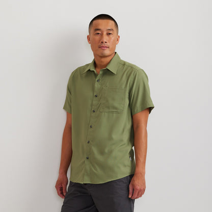 Eddie Bauer Men's SS Destination Shirt-Solid