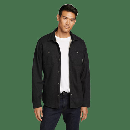 Eddie Bauer Men's LS Faux Shearling Lined The