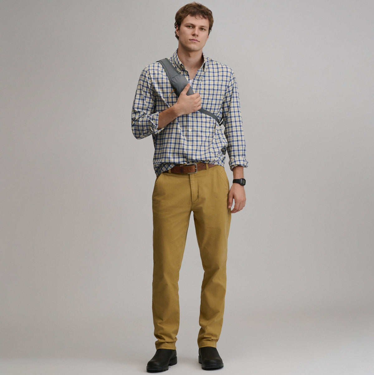 Eddie Bauer Men's Long-Sleeve Voyager 2.0 Dress Shirt