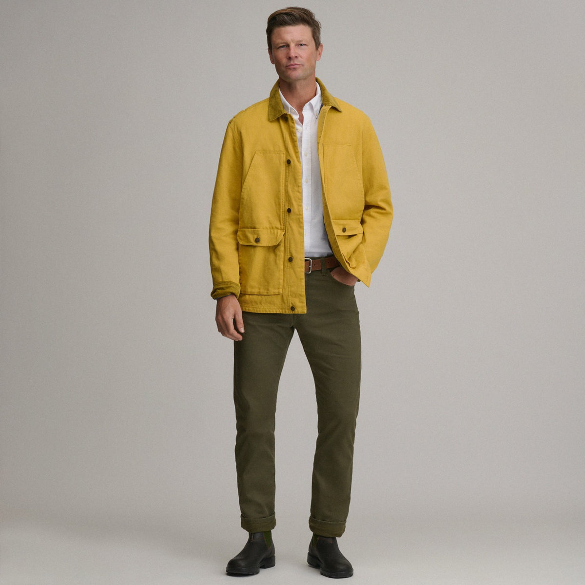 Eddie Bauer Men's Lined Legend Wash Twill 5-Pocket Pants