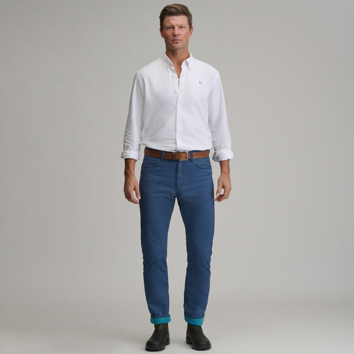 Eddie Bauer Men's Lined Legend Wash Twill 5-Pocket Pants