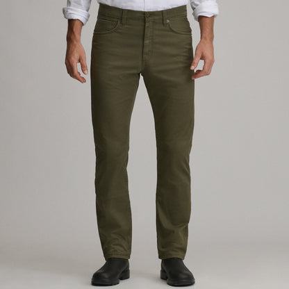 Eddie Bauer Men's Lined Legend Wash Twill 5-Pocket Pants