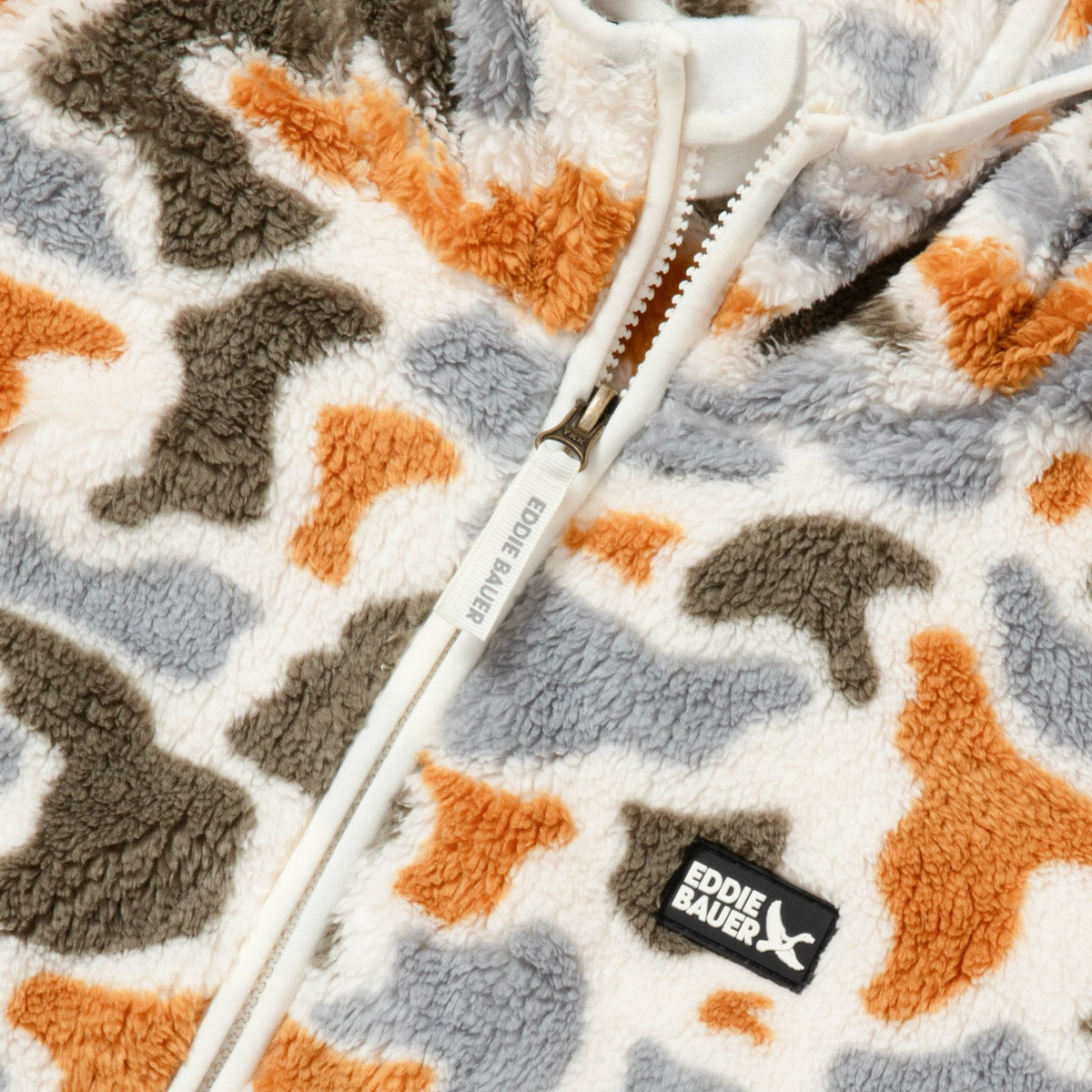 Eddie Bauer Kids Kids Quest Fleece Plush Hooded Jacket - Print