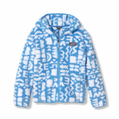 Eddie Bauer Kids Kids Quest Fleece Plush Hooded Jacket - Print