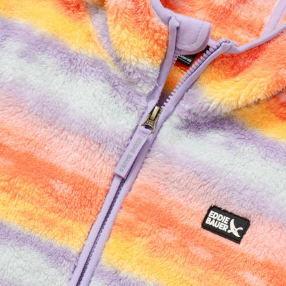 Eddie Bauer Kids Kids Quest Fleece Plush Hooded Jacket - Print