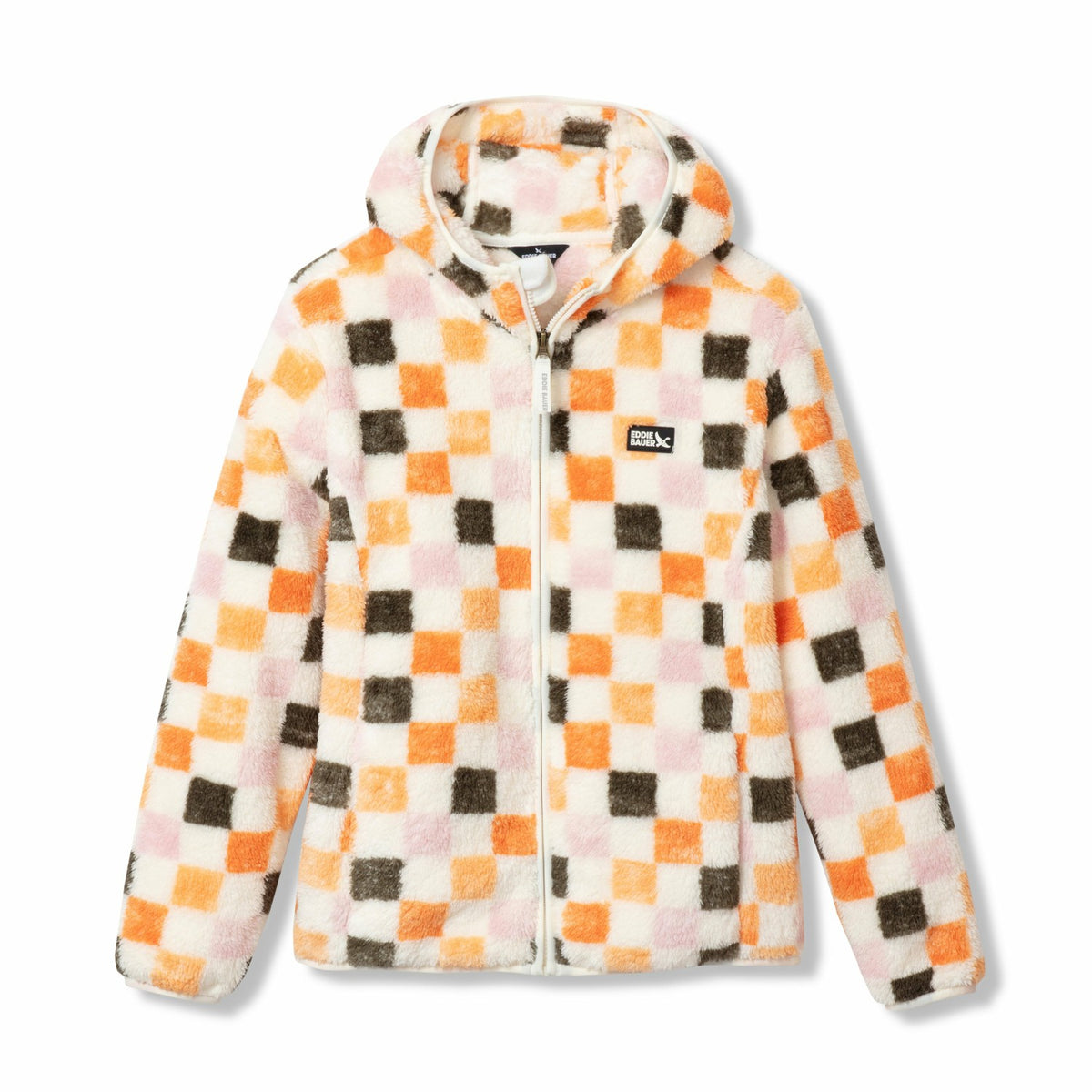 Eddie Bauer Kids Kids Quest Fleece Plush Hooded Jacket - Print