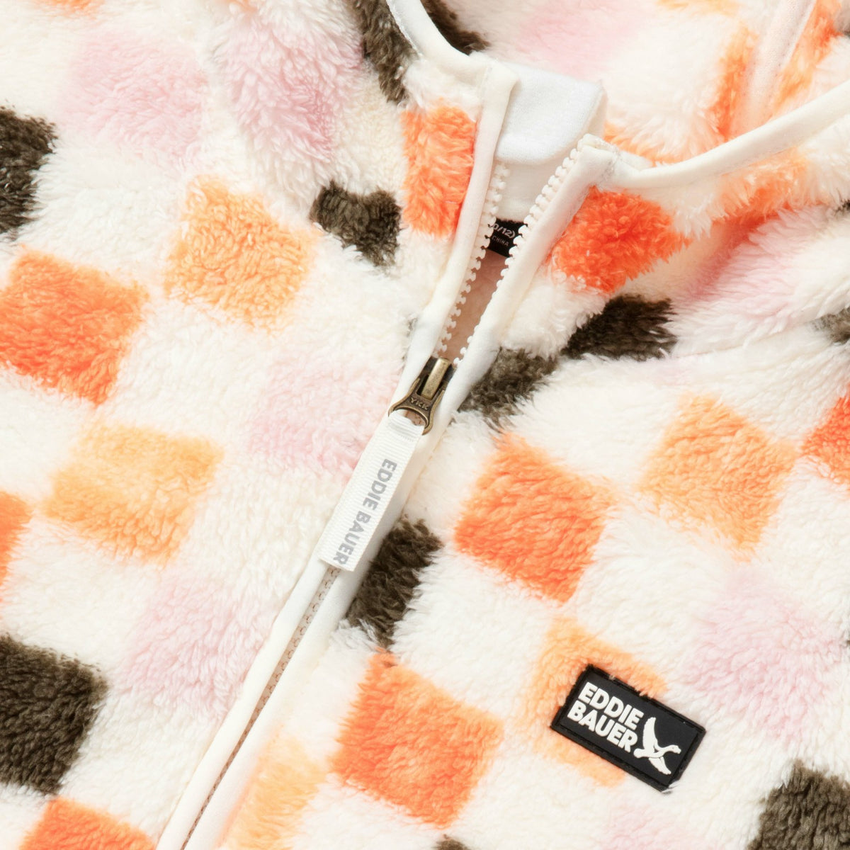 Eddie Bauer Kids Kids Quest Fleece Plush Hooded Jacket - Print