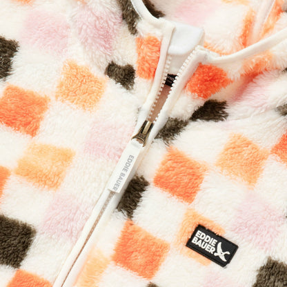 Eddie Bauer Kids Kids Quest Fleece Plush Hooded Jacket - Print