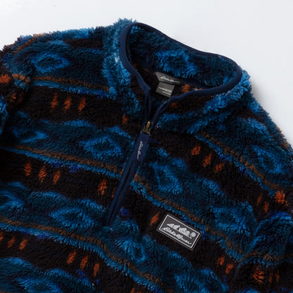 Eddie Bauer Kids Kids Quest Fleece Plush 1/4-Zip Jacket - Print