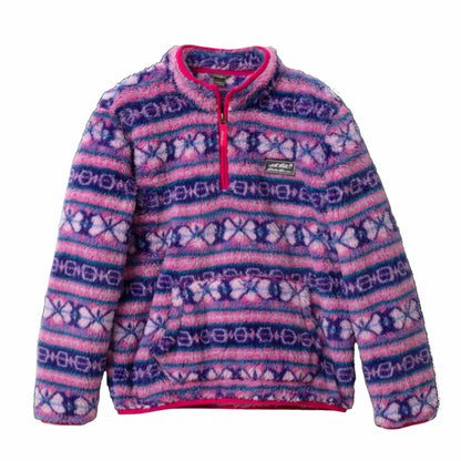 Eddie Bauer Kids Kids Quest Fleece Plush 1/4-Zip Jacket - Print