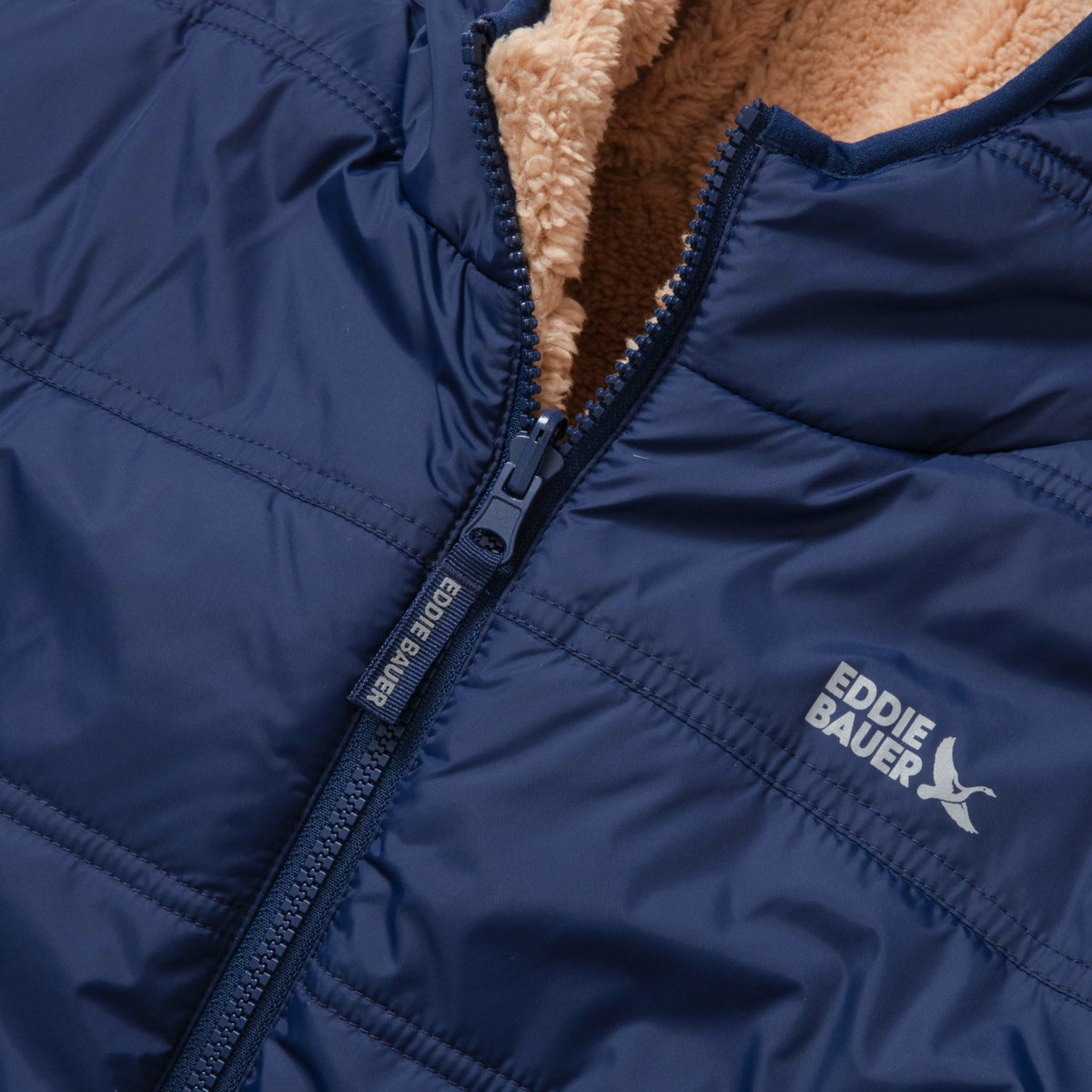 Eddie Bauer Kids Boys Deer Harbor Reversible Hooded Jacket