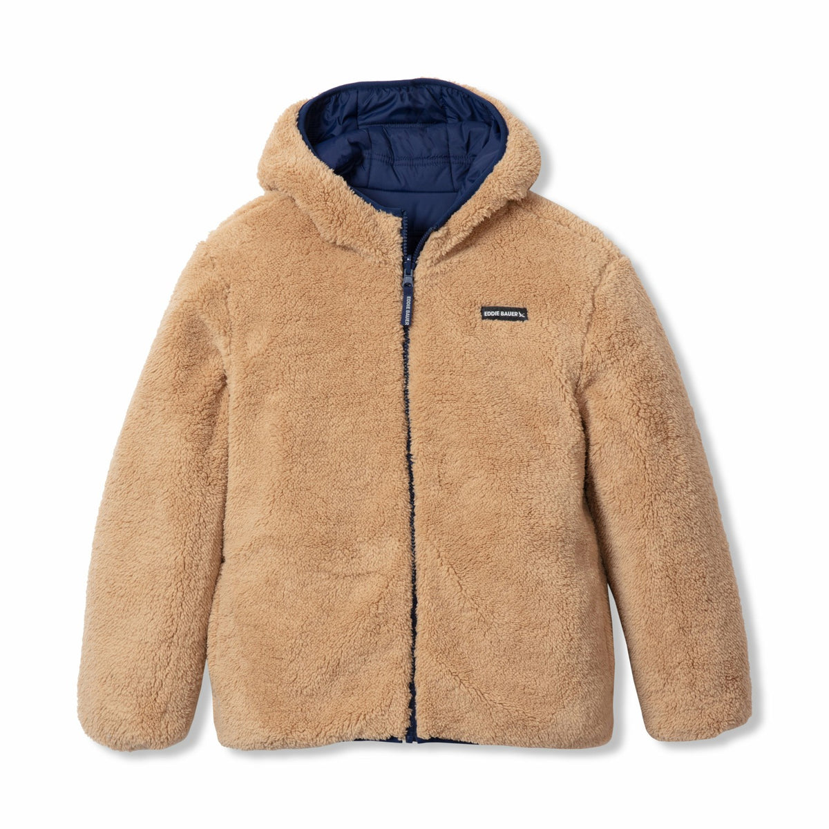 Eddie Bauer Kids Boys Deer Harbor Reversible Hooded Jacket