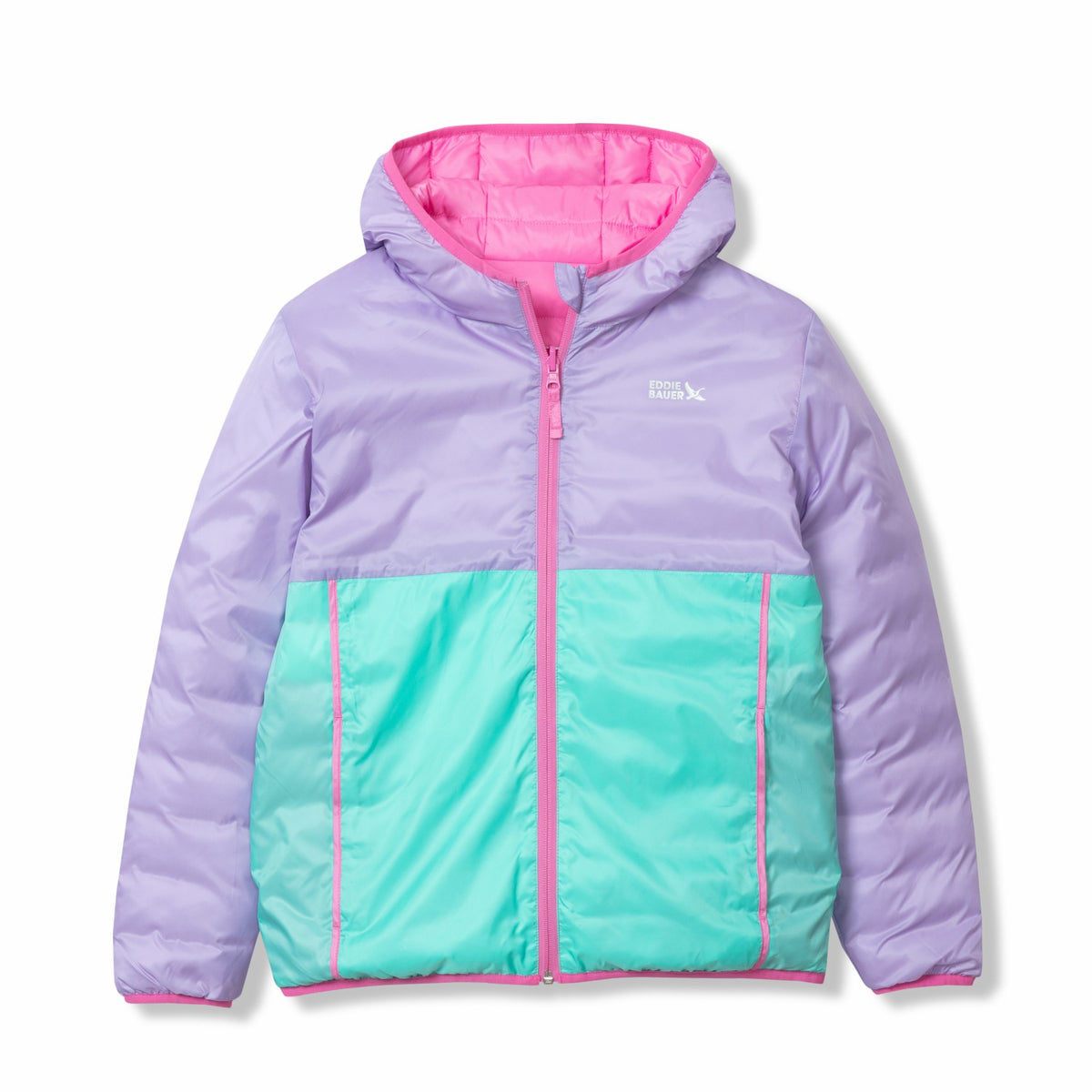 Eddie Bauer Kids Kids Reversible Cirruslite Down Hooded Jacket
