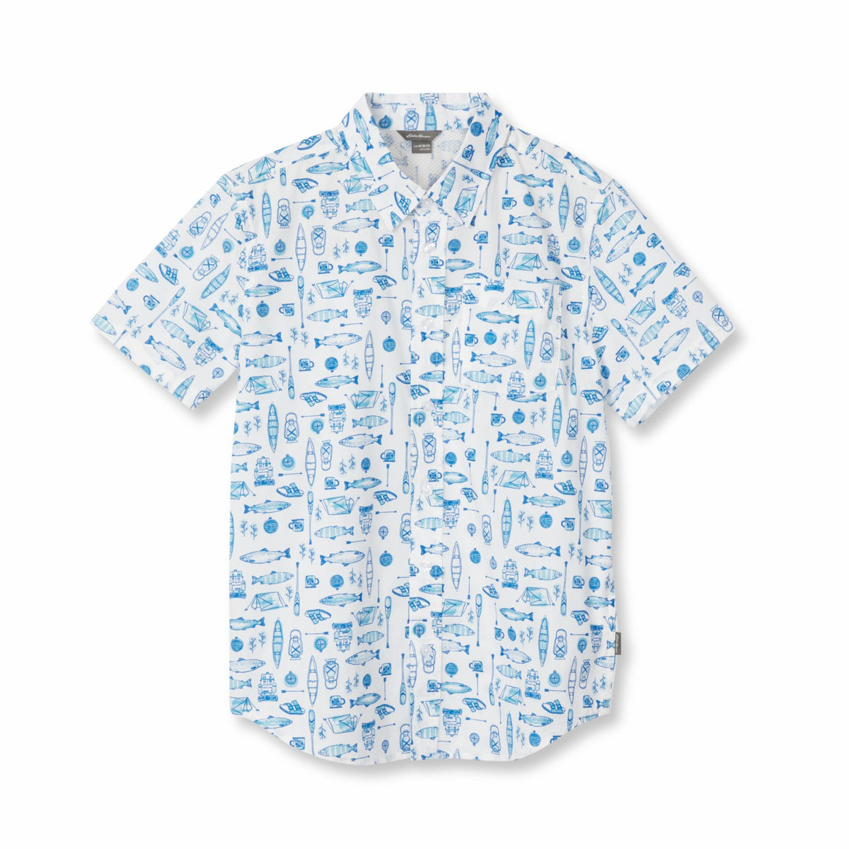 Eddie Bauer Kids Boys Short-Sleeve On The Go Poplin Shirt