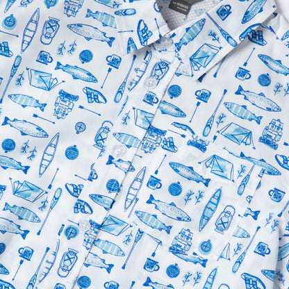 Eddie Bauer Kids Boys Short-Sleeve On The Go Poplin Shirt