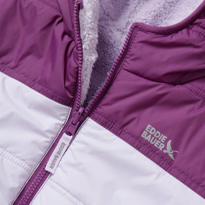 Eddie Bauer Kids Girls Deer Harbor Reversible Hooded Jacket
