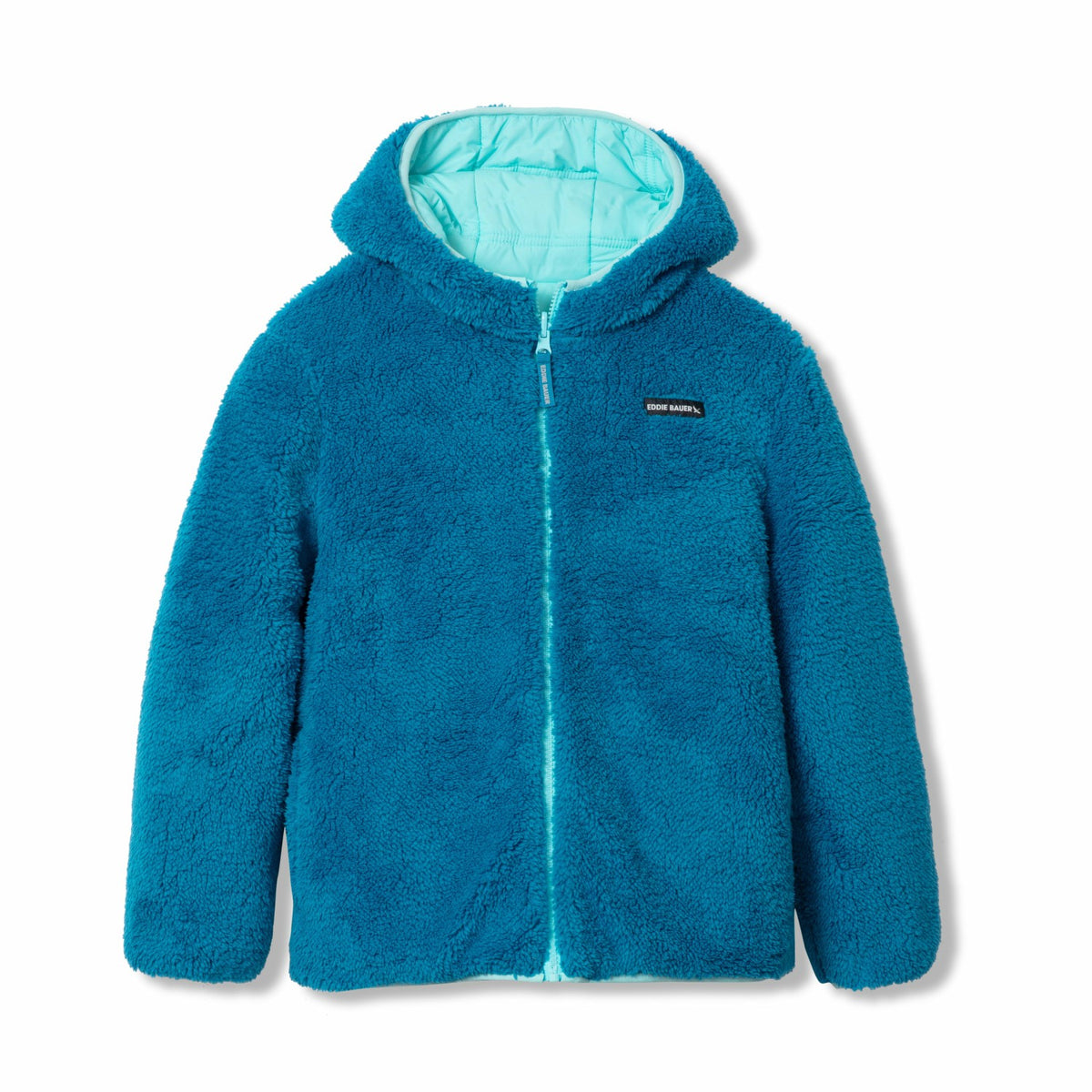 Eddie Bauer Kids Girls Deer Harbor Reversible Hooded Jacket