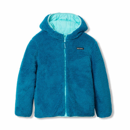 Eddie Bauer Kids Girls Deer Harbor Reversible Hooded Jacket