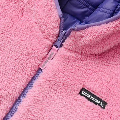 Eddie Bauer Kids Girls Deer Harbor Reversible Hooded Jacket