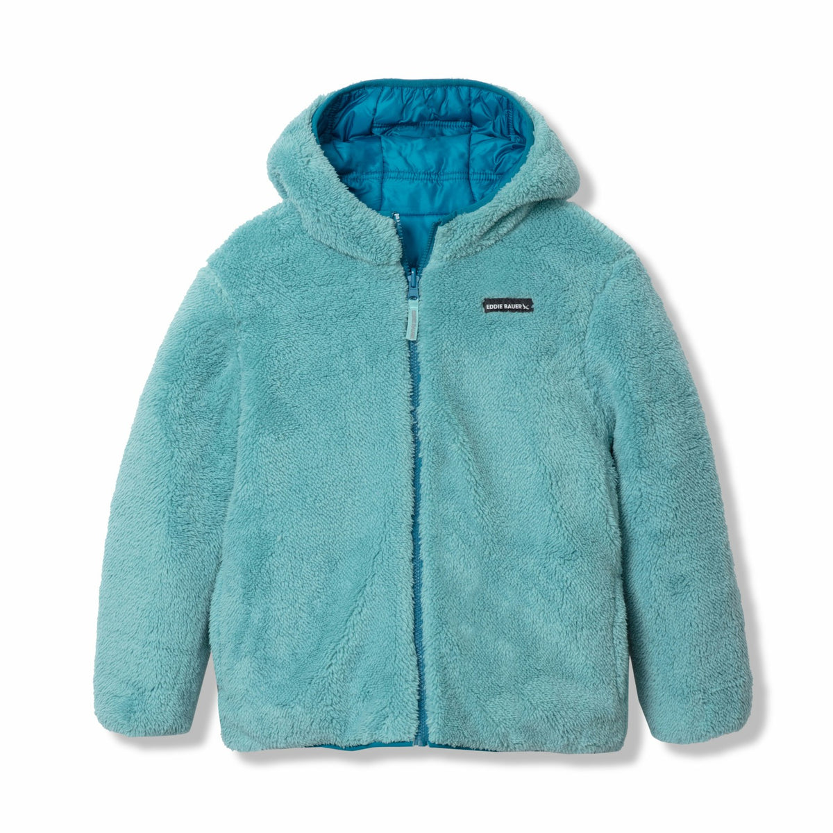 Eddie Bauer Kids Girls Deer Harbor Reversible Hooded Jacket