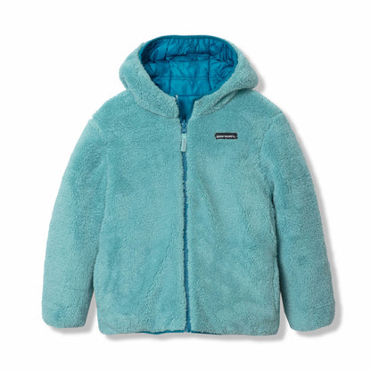 Eddie Bauer Kids Girls Deer Harbor Reversible Hooded Jacket
