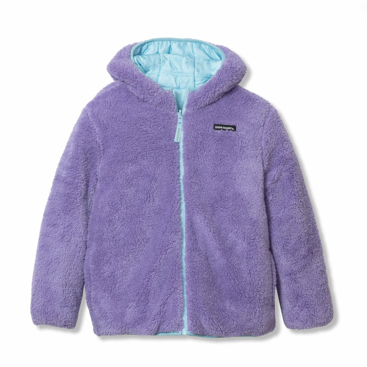 Eddie Bauer Kids Girls Deer Harbor Reversible Hooded Jacket