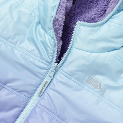 Eddie Bauer Kids Girls Deer Harbor Reversible Hooded Jacket