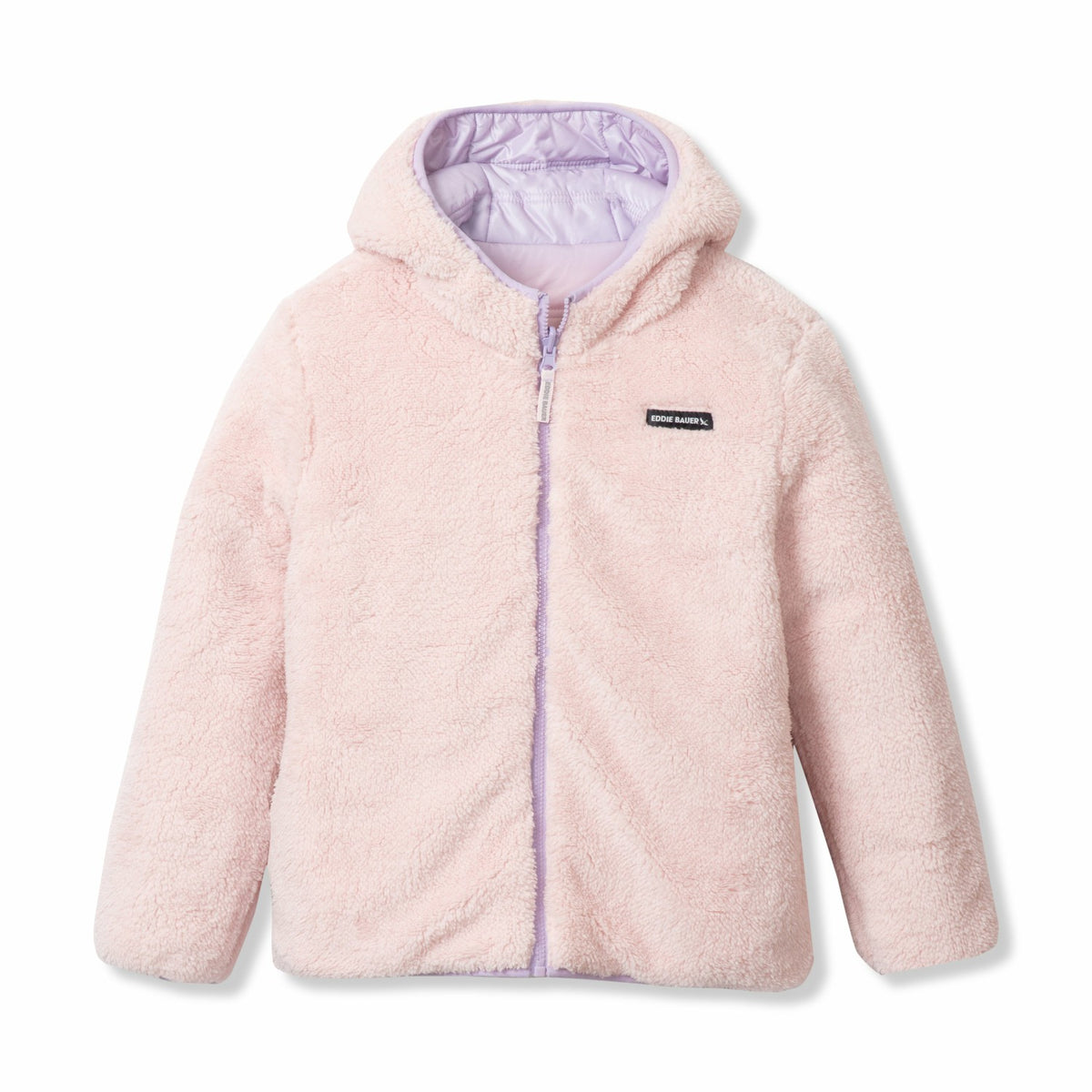 Eddie Bauer Kids Girls Deer Harbor Reversible Hooded Jacket