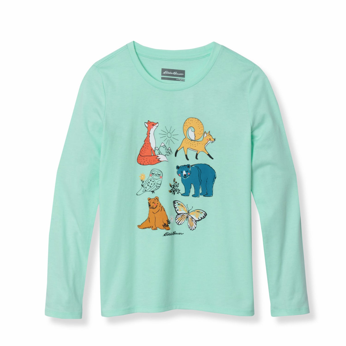 Eddie Bauer Kids Girls Graphic Long-Sleeve Tee