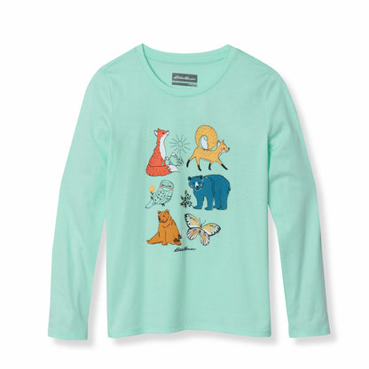 Eddie Bauer Kids Girls Graphic Long-Sleeve Tee