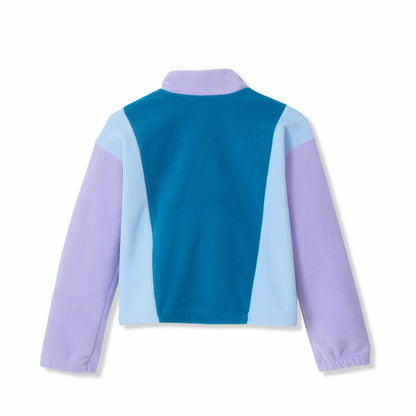 Eddie Bauer Kids Girls Quest Fleece Colorblock Full Zip Jacket