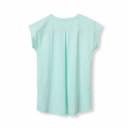 Eddie Bauer Kids Girls Trail Short-Sleeve Pleated-Back Shirt