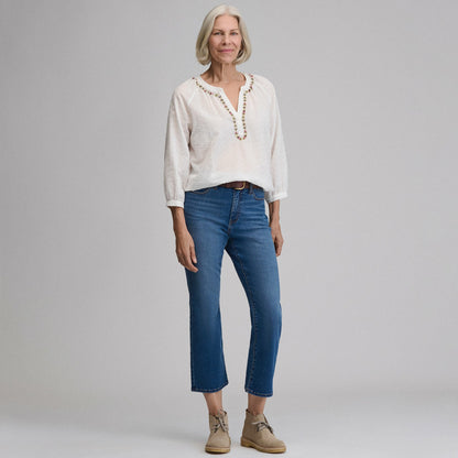 Eddie Bauer Women's Long-Sleeve Split-Neck Popover
