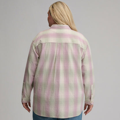 Eddie Bauer Women's Lowlands Boyfriend Overshirt