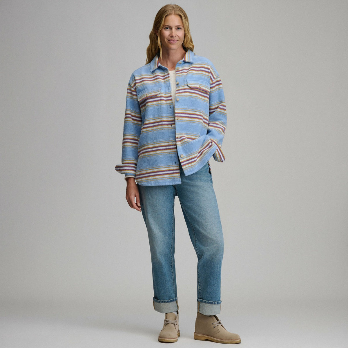 Eddie Bauer Women's Lowlands Boyfriend Overshirt