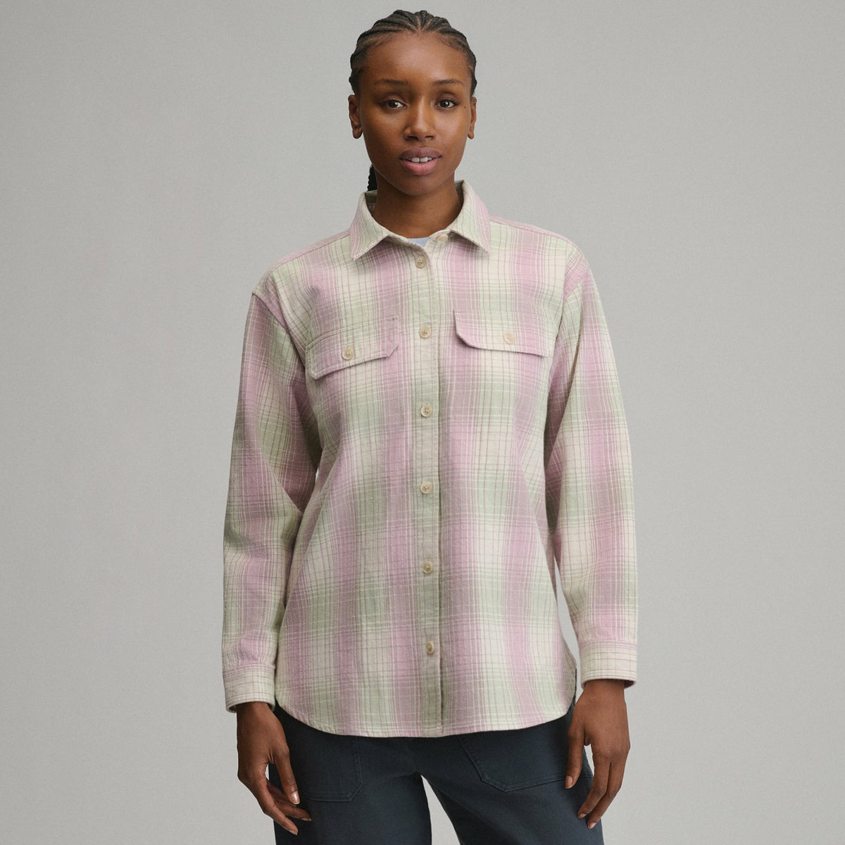 Eddie Bauer Women's Lowlands Boyfriend Overshirt