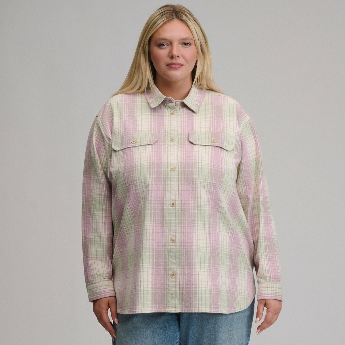 Eddie Bauer Women's Lowlands Boyfriend Overshirt