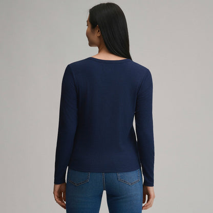 Eddie Bauer Women's Long-Sleeve Multi Button Henley