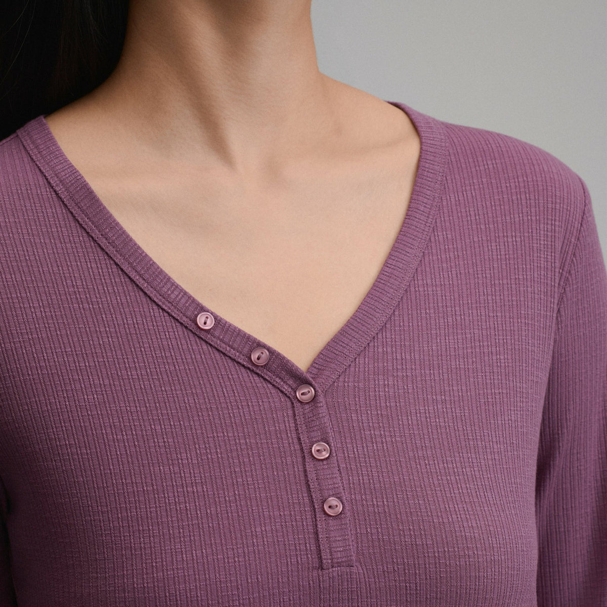 Eddie Bauer Women's Long-Sleeve Multi Button Henley