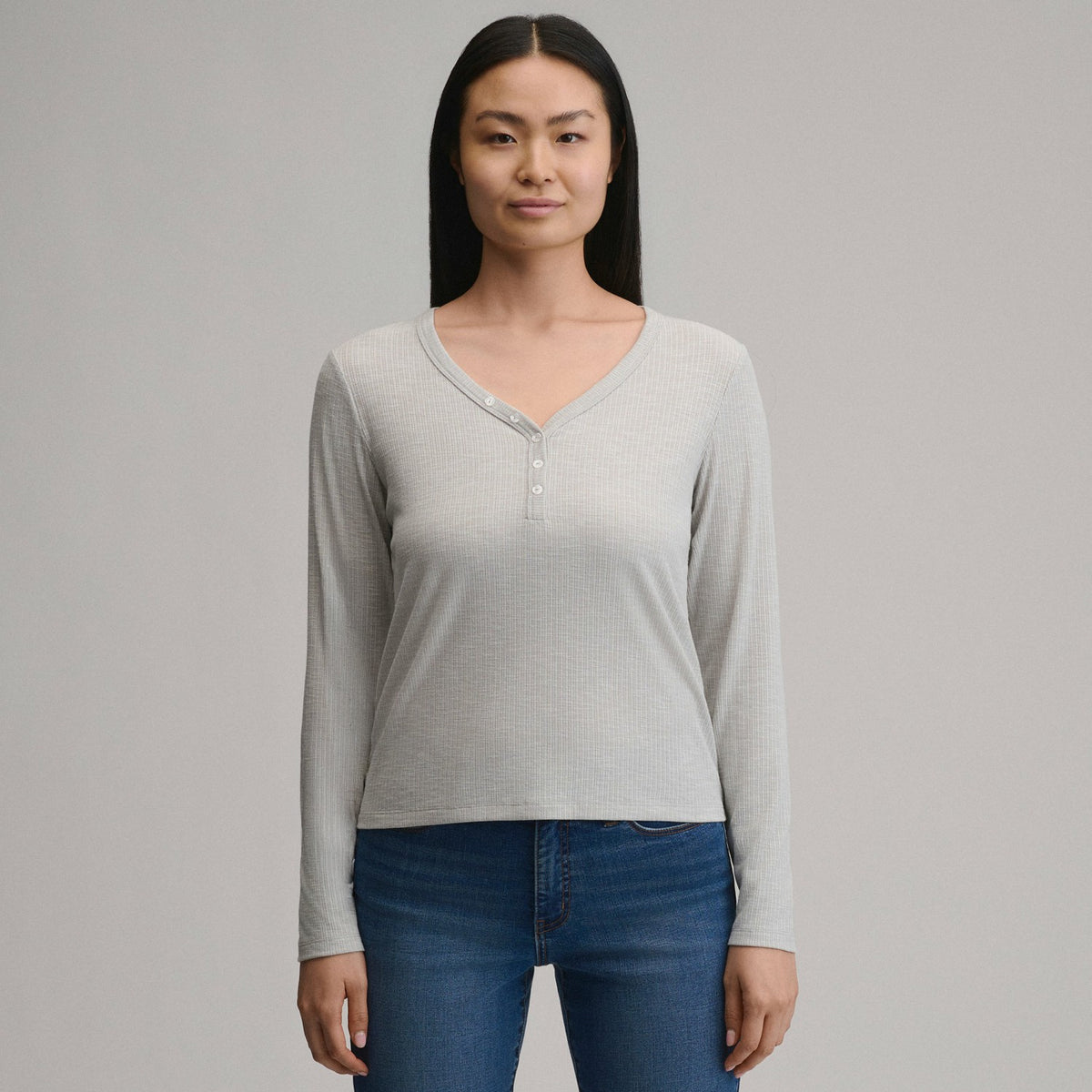 Eddie Bauer Women's Long-Sleeve Multi Button Henley
